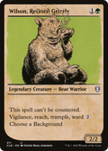 Wilson, Refined Grizzly (Showcase) (CLB-411) - Commander Legends: Battle for Baldur's Gate: (Showcase) Foil
