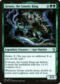 Grunn, the Lonely King (PRE-165) - Dominaria Promos Foil