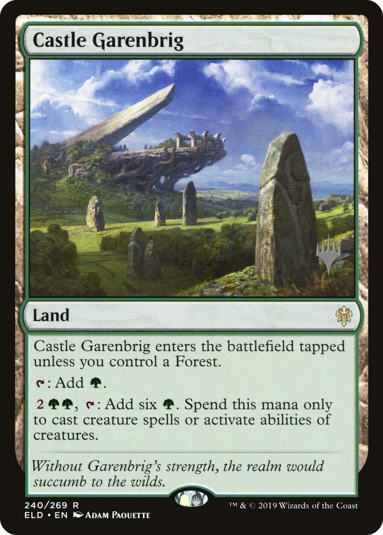 Castle Garenbrig (PPELD-240) - Throne of Eldraine Promos Foil