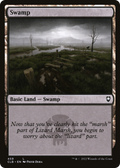 Swamp (459) (CLB-459) - Commander Legends: Battle for Baldur's Gate Foil