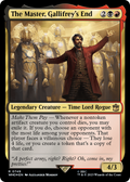 The Master, Gallifrey's End (Surge Foil) (WHO-749) - Doctor Who Foil