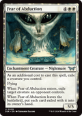 Fear of Abduction (DSK-009) - Duskmourn: House of Horror: (enchantment) Foil