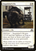 Inquisitor's Ox (SOI-024) - Shadows over Innistrad Foil