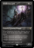 Vindictive Lich (CMM-525) - Commander Masters Etched Foil