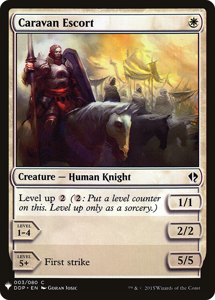 Caravan Escort (LIST-003) - The List