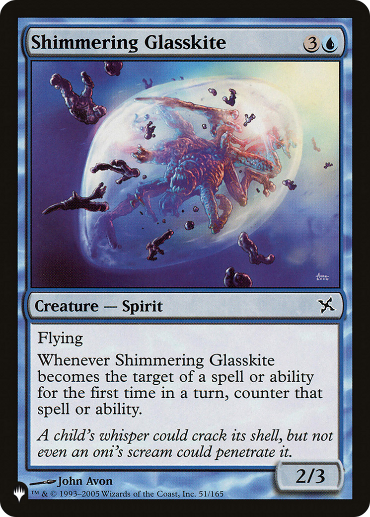 Shimmering Glasskite (LIST-51/165) - The List