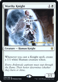 Worthy Knight (PRE-036) - Throne of Eldraine Promos Foil