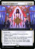 Kayla's Command (Extended Art) (BRO-302) - The Brothers' War: (Extended Art) Foil