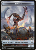 Zombie (TBRO-011) - The Brothers' War Tokens Foil