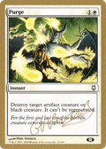 Purge - 2004 Gabriel Nassif (DST) (SB) (WCD-) - World Championship Decks 2004