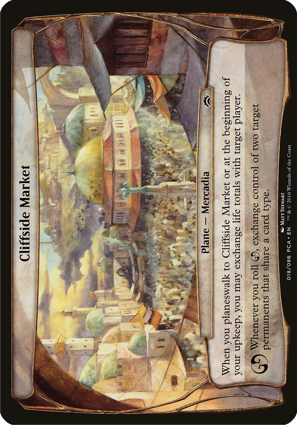 Cliffside Market (Planechase Anthology) (OVER-018) - Planechase Anthology Planes