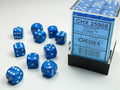 Dice: 36x D6: 12 mm: Speckled: Water