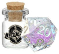 Dice: 1x D20: Elixir Liquid Core: Sorcerous Swirl