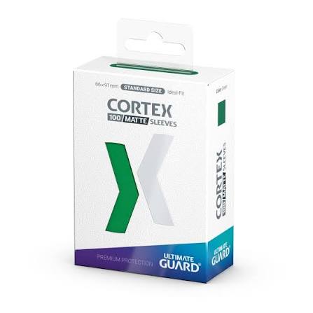 Ug Sleeves Cortex Std Matte Green 100ct