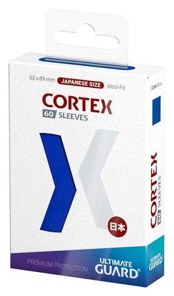 Ug Sleeves Cortex Japanese Size Glossy Blue 60ct