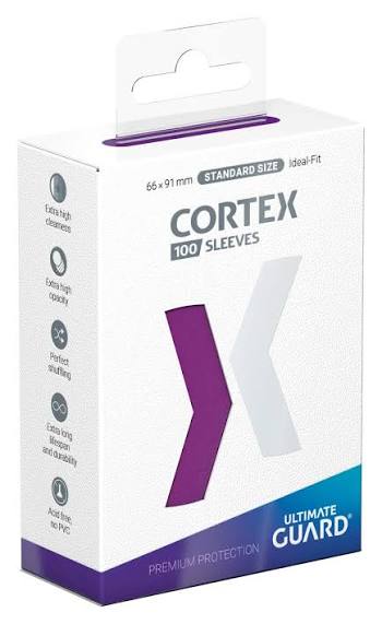 Ug Sleeves Cortex Standard Glossy Purple 100ct