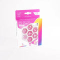 Dice: 7 pc: Candy-like Series: Rasberry