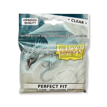 Sleeves: Dragon Shield: Perfect Fit: Sideloader Inner Sleeves: Clear (100) (EN)