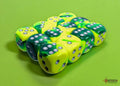 Dice: 12x D6: 16 mm: Gemini: Red-Yellow/Silver