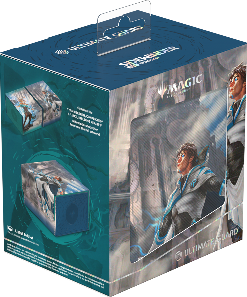 UG DECK CASE SIDEWINDER 133+ XENOSKIN MTG REALITY FRACTURE - Jace, Building Reality