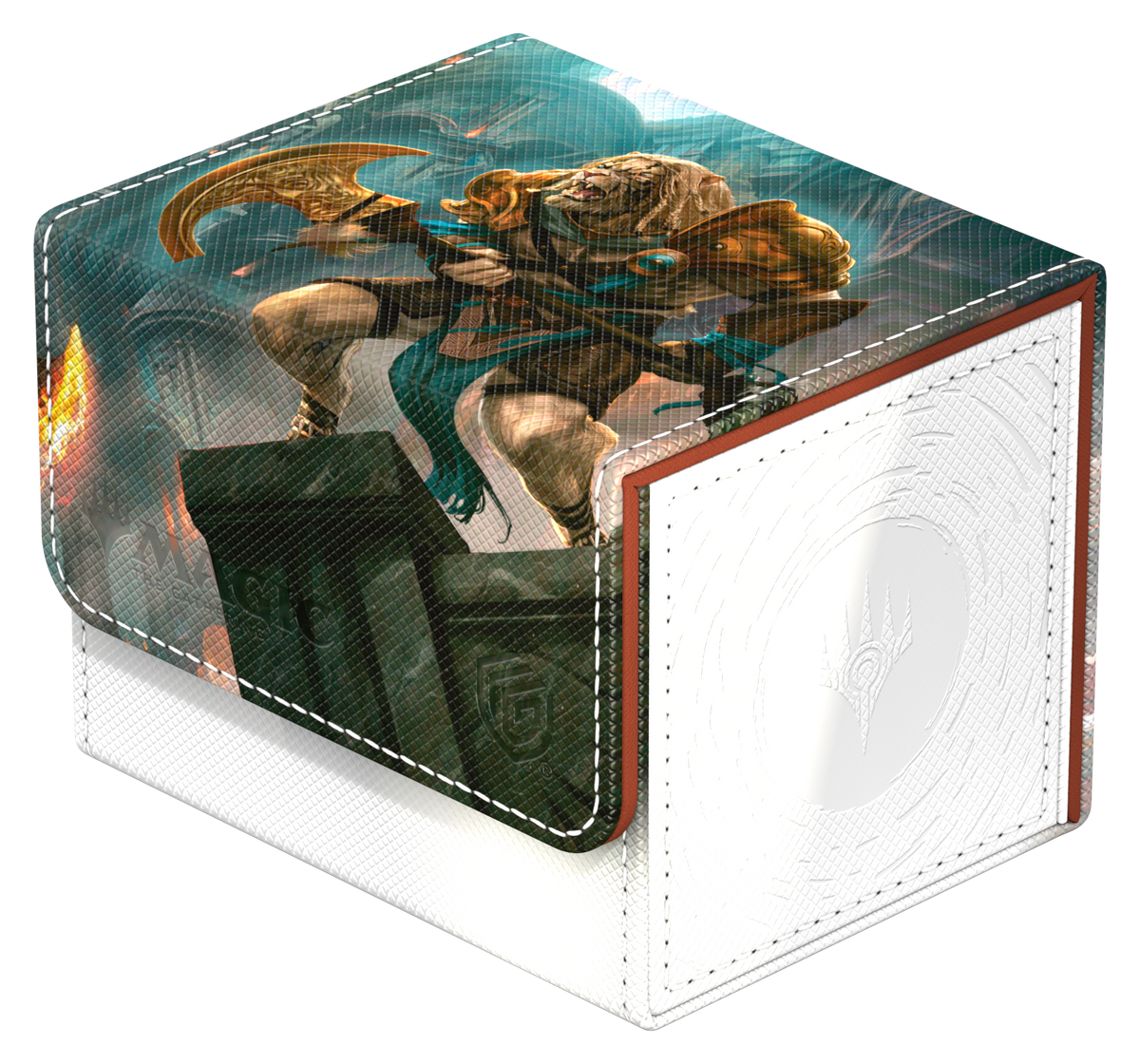 UG DECK CASE SIDEWINDER 100+ XENOSKIN MTG REALITY FRACTURE - Ajani, Counterattack Leader