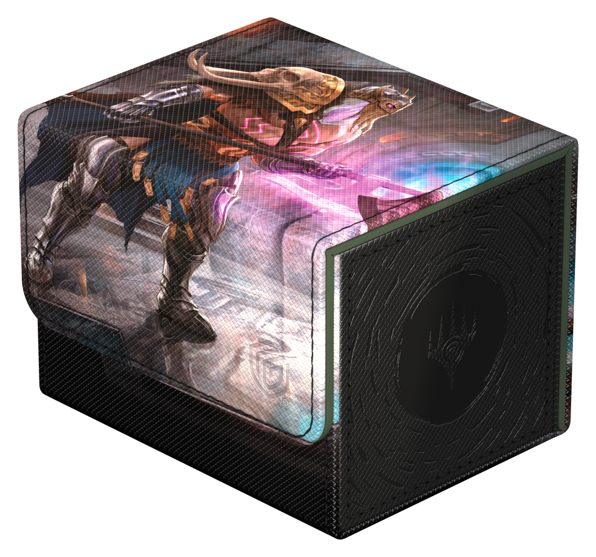 UG DECK CASE SIDEWINDER 100+ XENOSKIN MTG REALITY FRACTURE - GREEN RARE 1