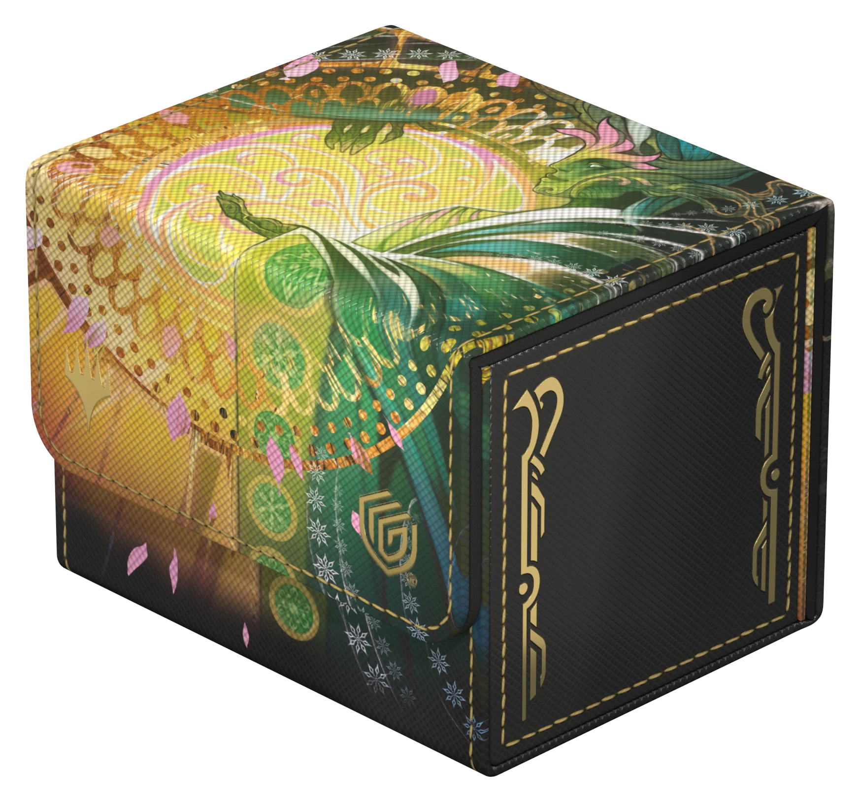 Ug Deck Case Sidewinder 100+ Xenoskin Mtg Secrets Of Strixhaven - Green Rare (Alternate Art)