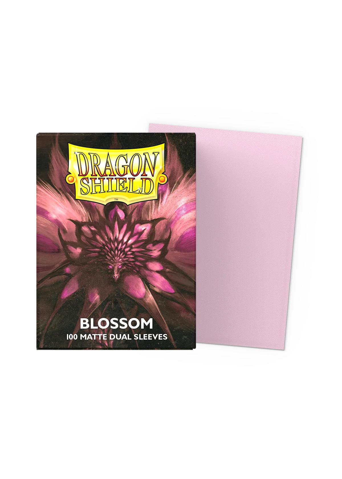DRAGON SHIELD SLEEVES DUAL MATTE PASTELS BLOSSOM 100CT